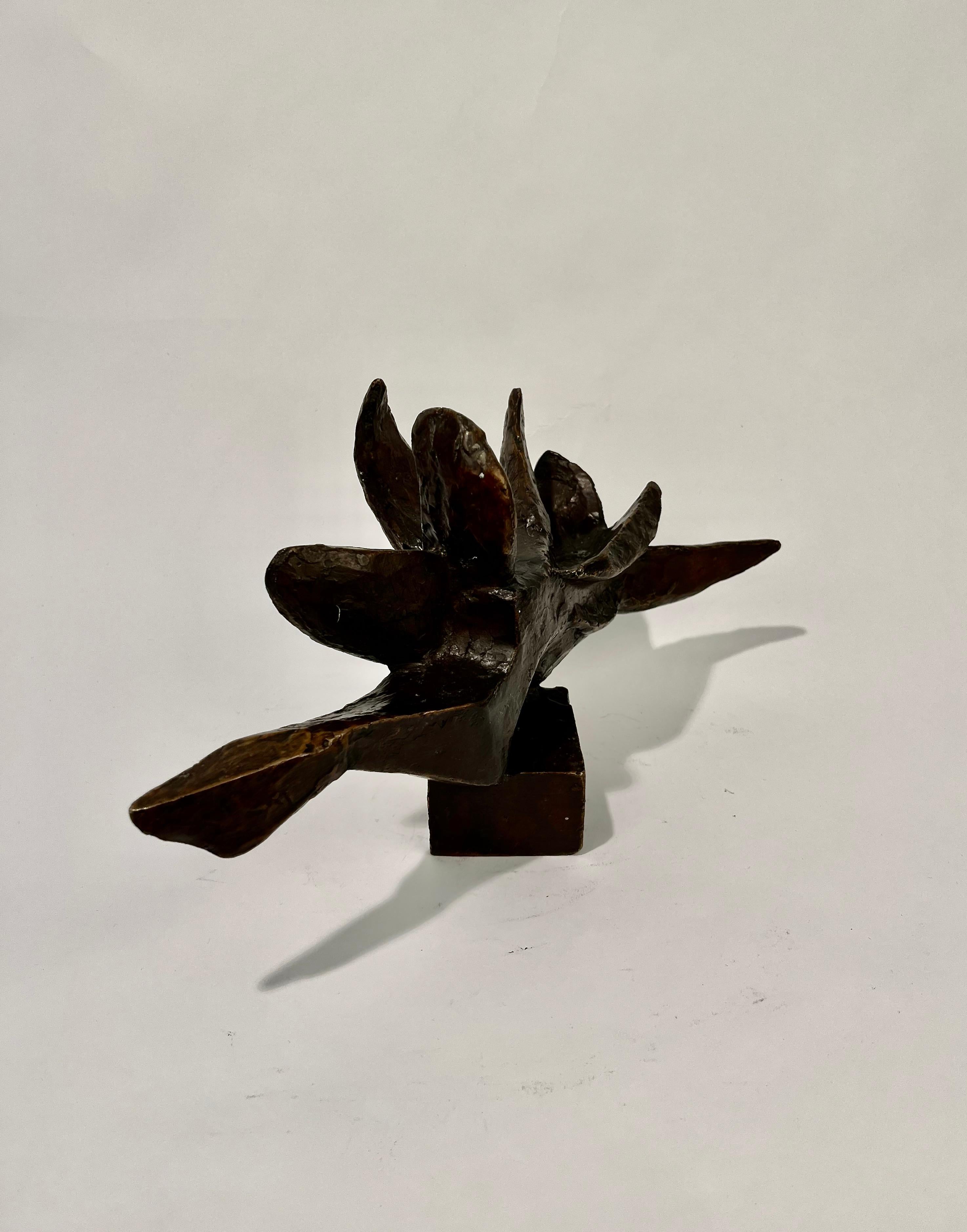 An abstract sculpture in bronze made by Knut Erik Lindberg. Signed and made in 1968.

Knut Erik Lindberg was a conscious bearer of the classical sculpture tradition, while at the same time he was full of humor and humanity.

Education: Technical
