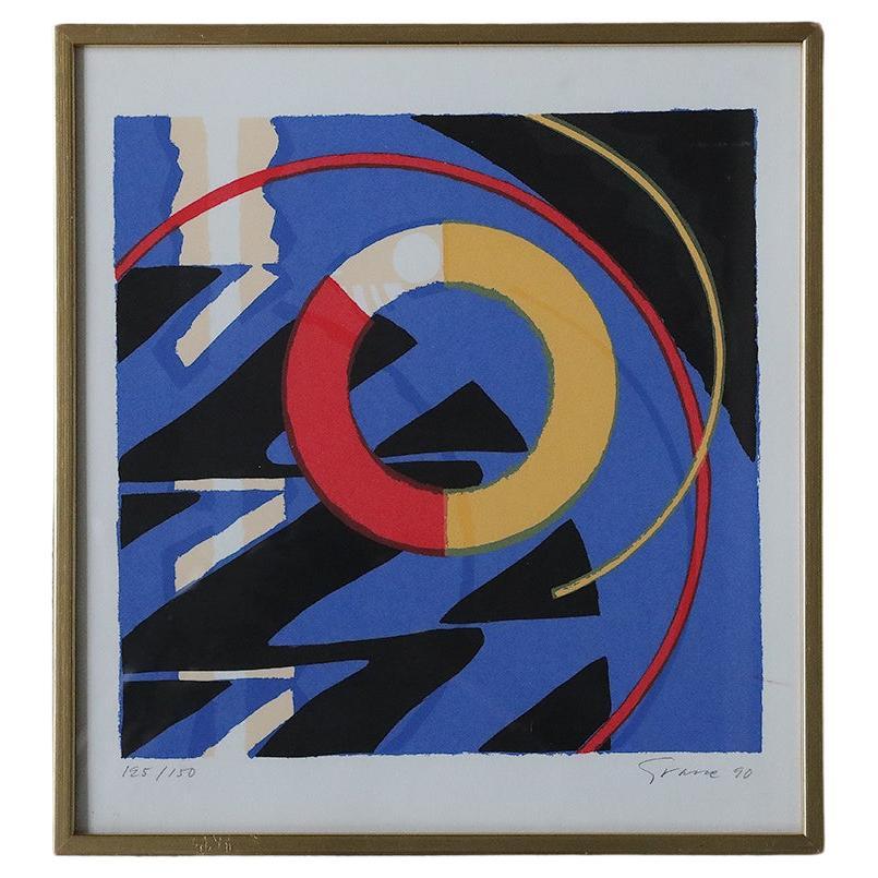 Knut Grane, Manhattan Swing, Color Lithograph, 1990, Framed For Sale
