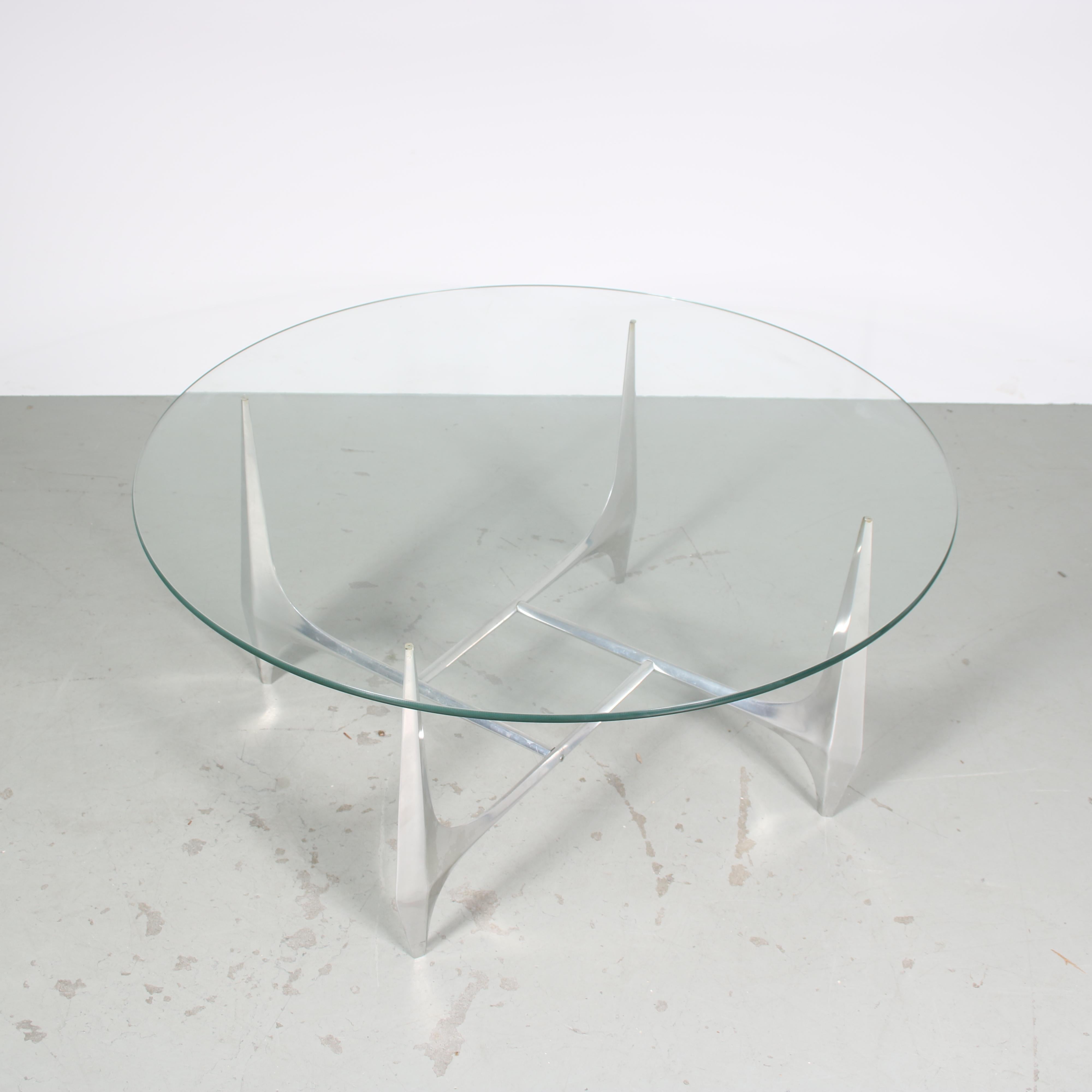 Knut Hesterberg Coffee Table for Ronald Schmitt, Germany 1960 In Good Condition For Sale In Amsterdam, NL