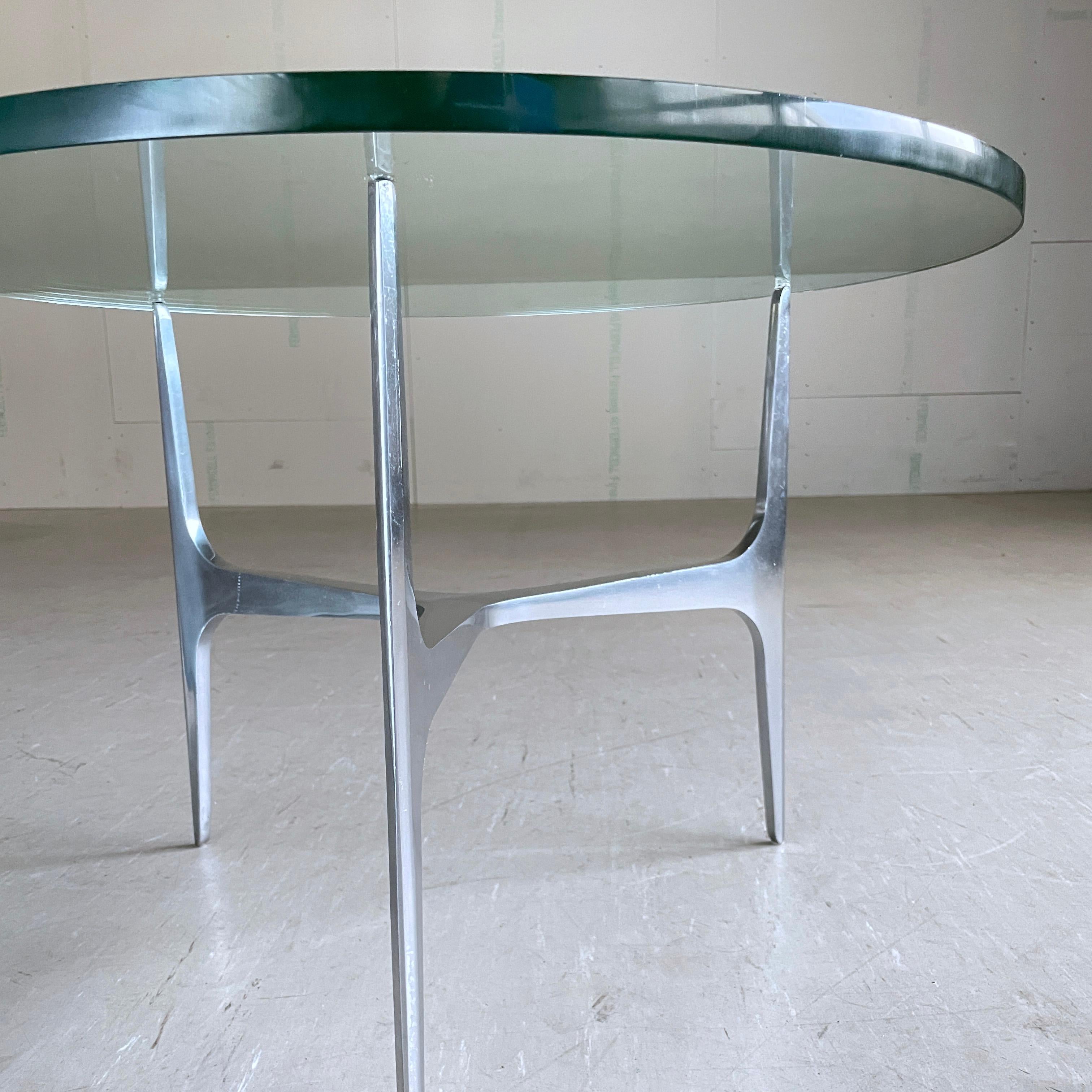 Knut Hesterberg Glass Coffee Table for Ronald Schmitt For Sale 6