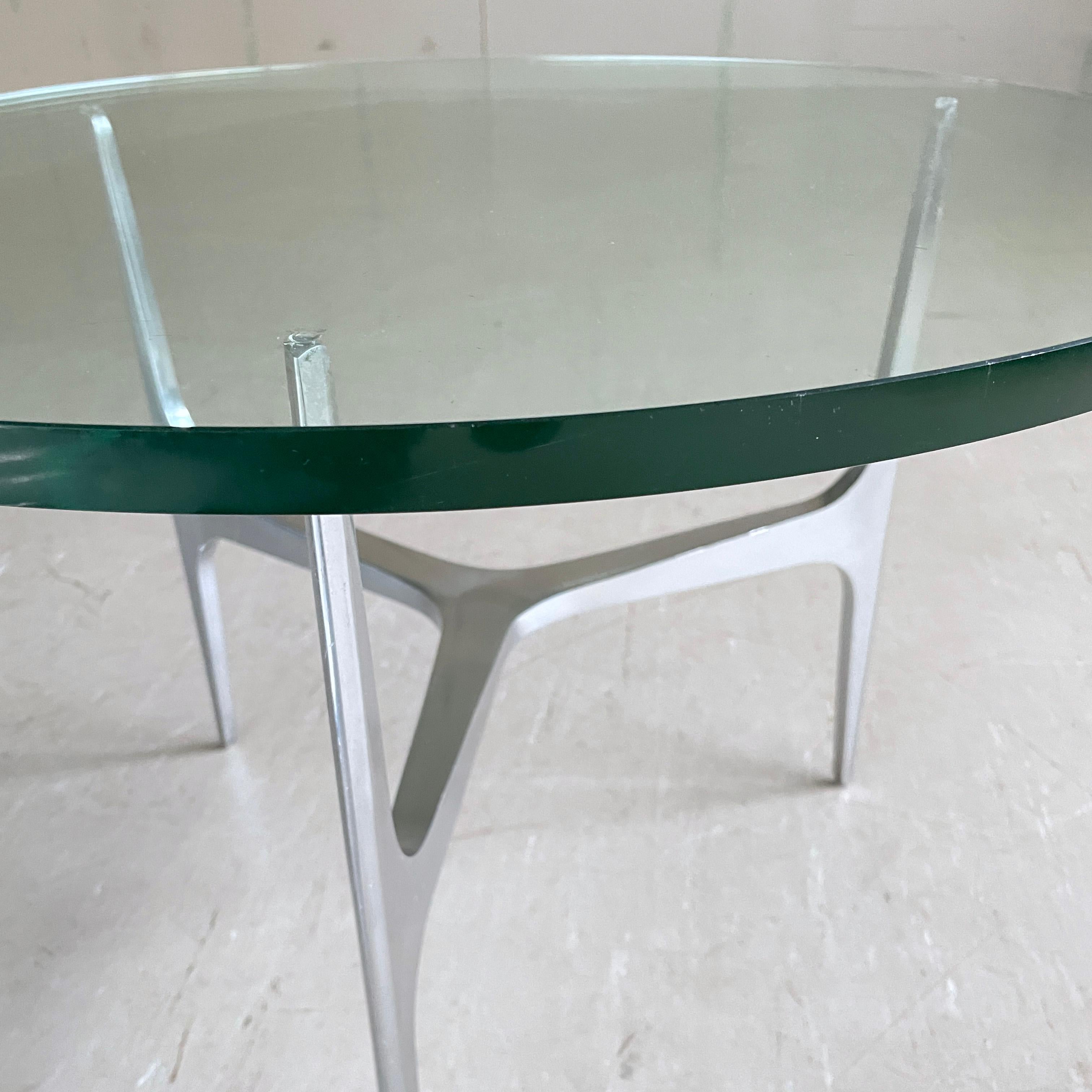 Knut Hesterberg Glass Coffee Table for Ronald Schmitt For Sale 7