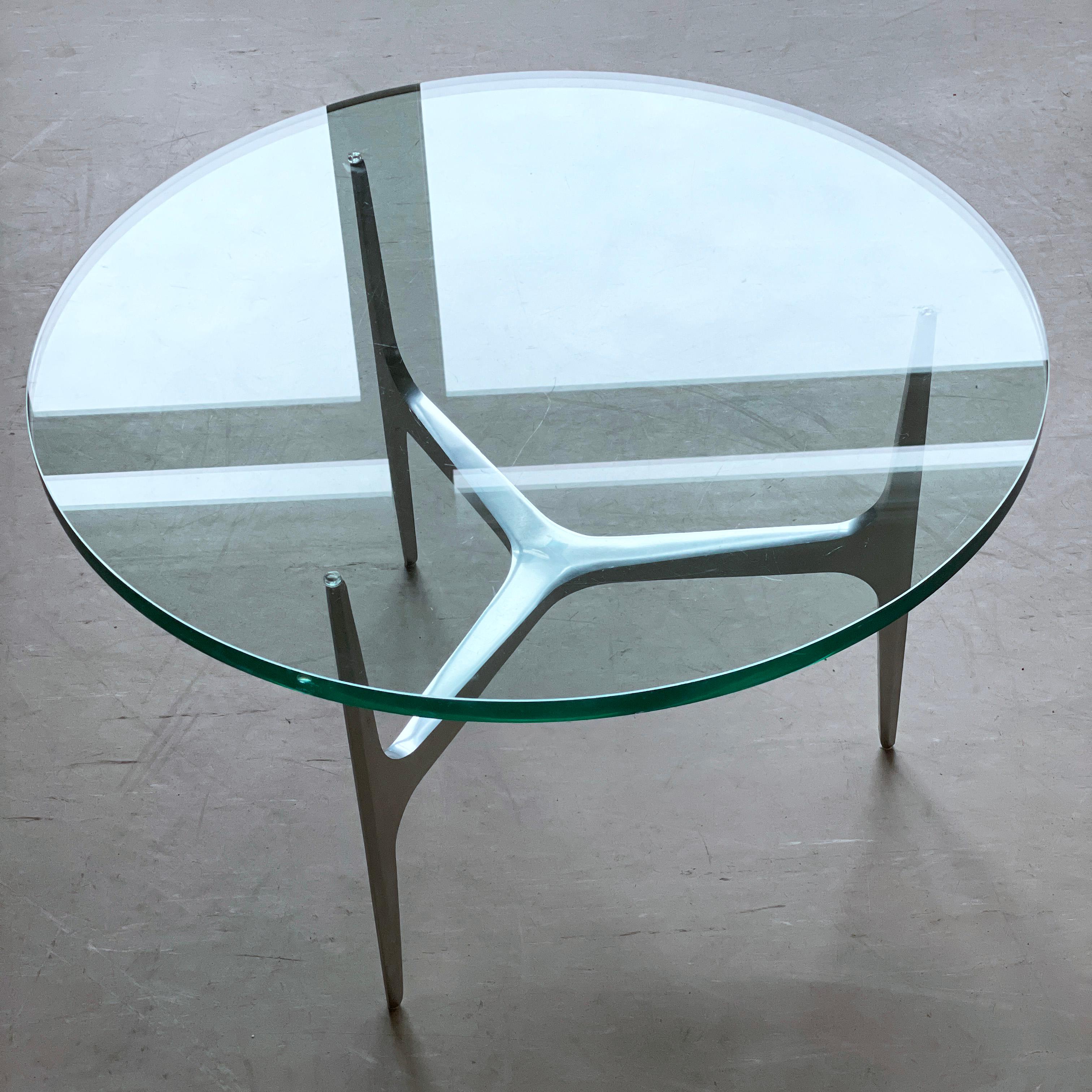 Knut Hesterberg Glass Coffee Table for Ronald Schmitt For Sale 9