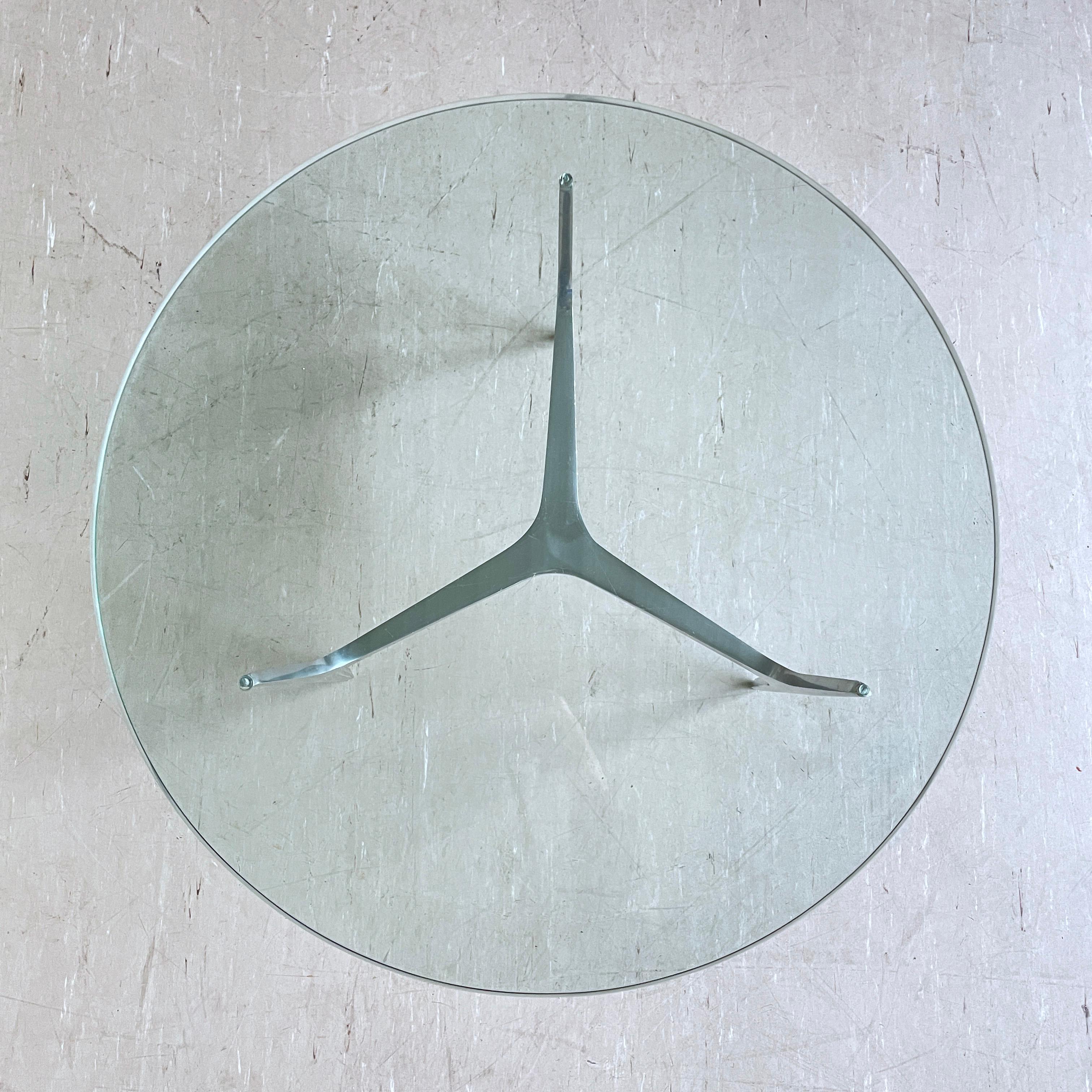 Knut Hesterberg Glass Coffee Table for Ronald Schmitt For Sale 1