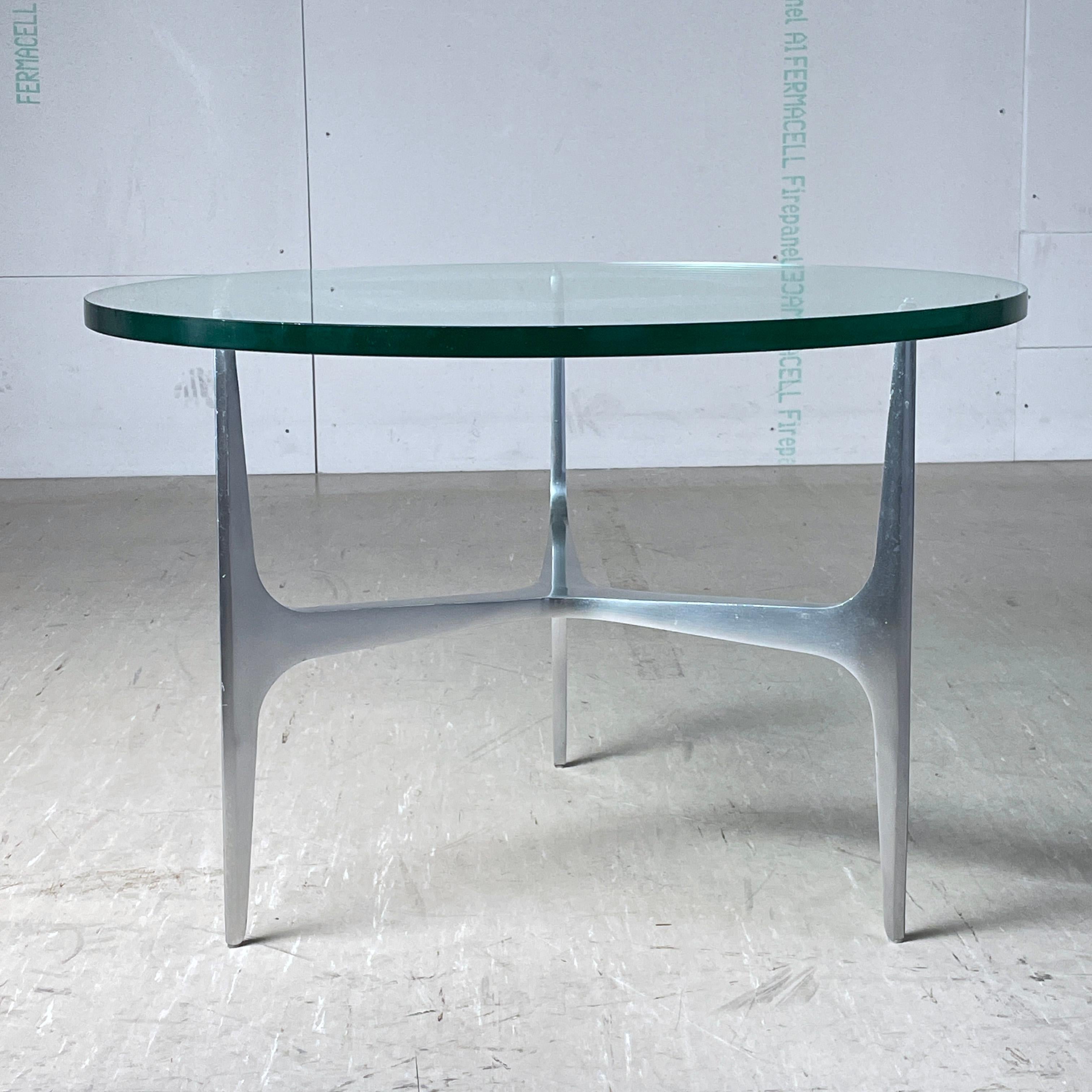 Knut Hesterberg Glass Coffee Table for Ronald Schmitt For Sale 2