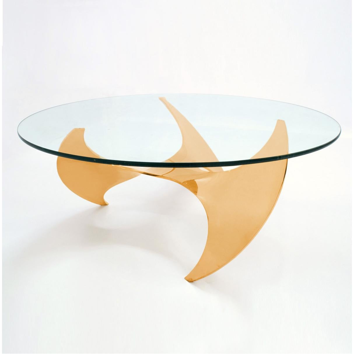 Mid-Century Modern Knut Hesterberg K9 Propellor Side of Coffee Table Ronald Schmitt, 1964