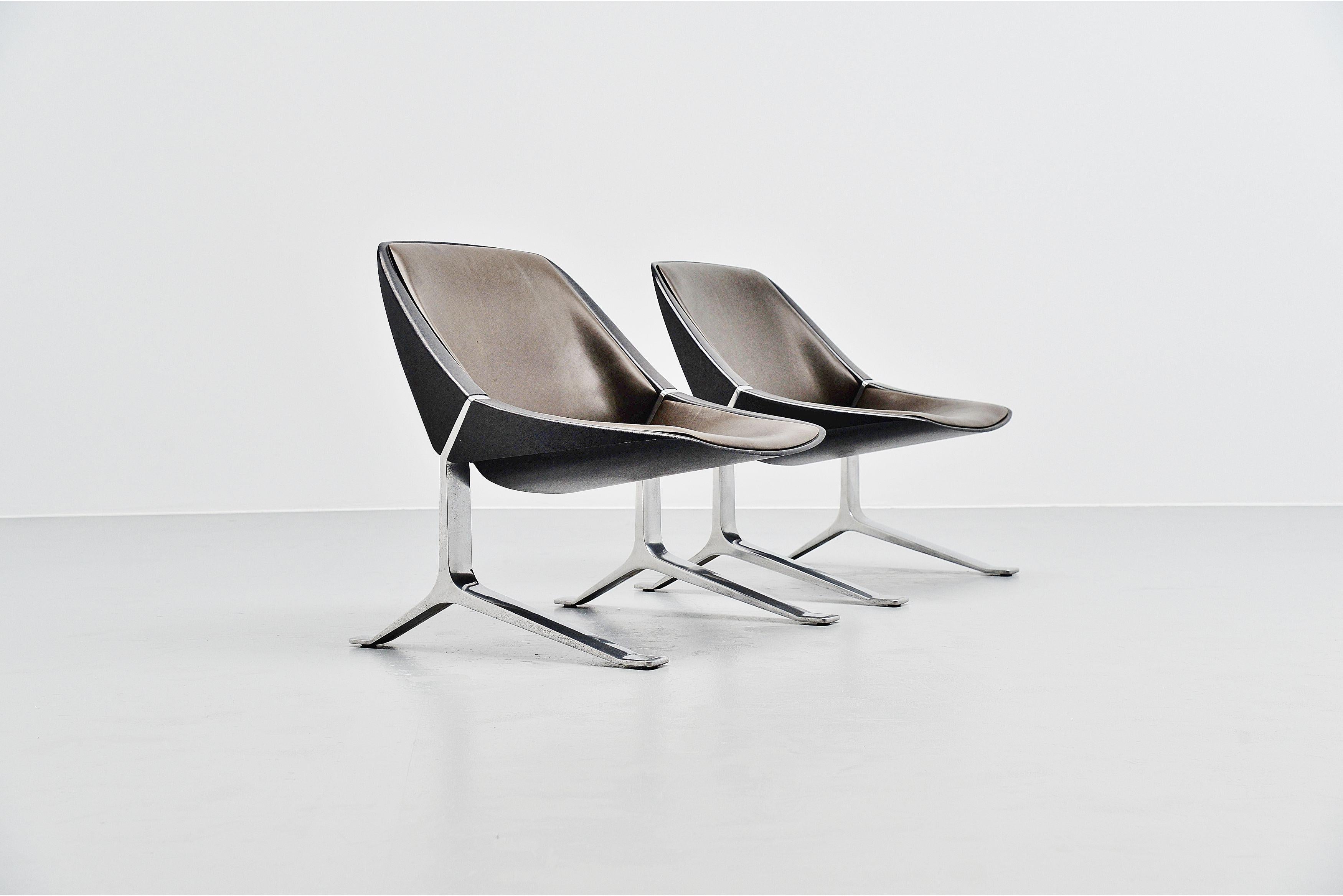 Knut Hesterberg Lounge Chairs, Germany, 1971 In Good Condition For Sale In Roosendaal, Noord Brabant