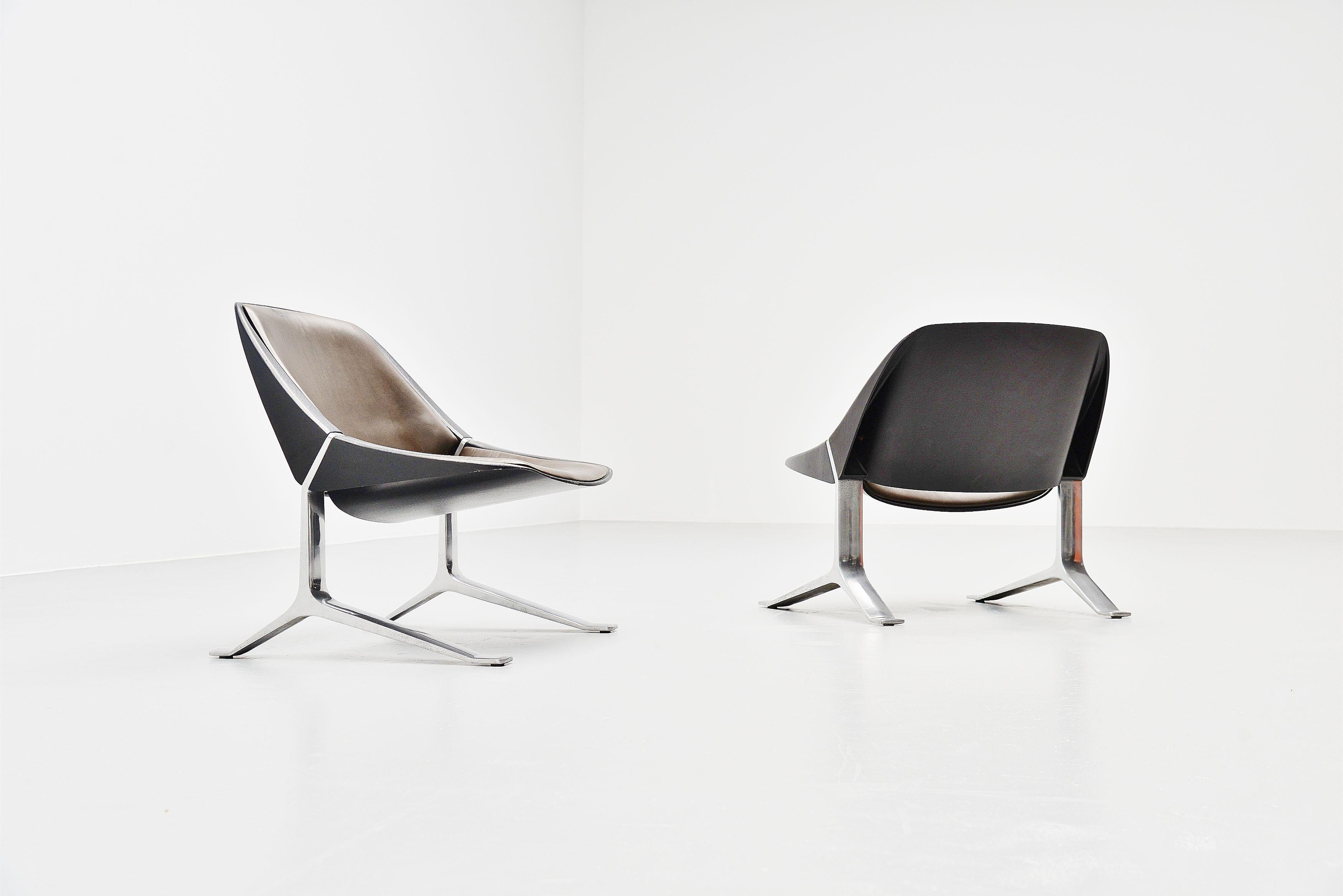 Knut Hesterberg Lounge Chairs, Germany, 1971 For Sale 1