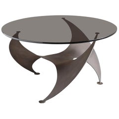 Knut Hesterberg 'Propellor' Corner Table in Bronze