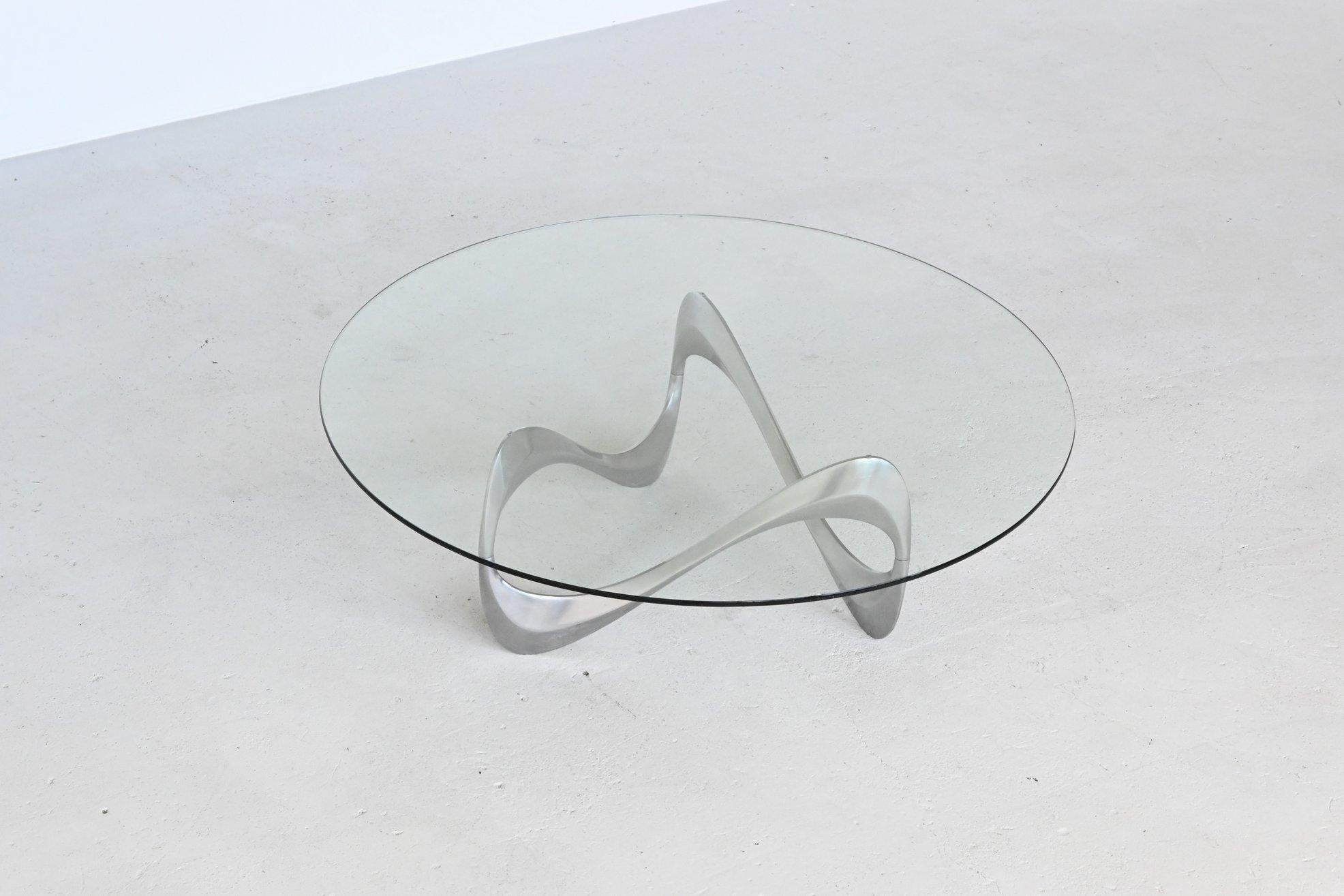 Knut Hesterberg Snake Coffee Table Ronald Schmitt, Germany, 1965 3