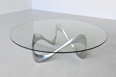 Knut Hesterberg Snake Coffee Table Ronald Schmitt, Germany, 1965