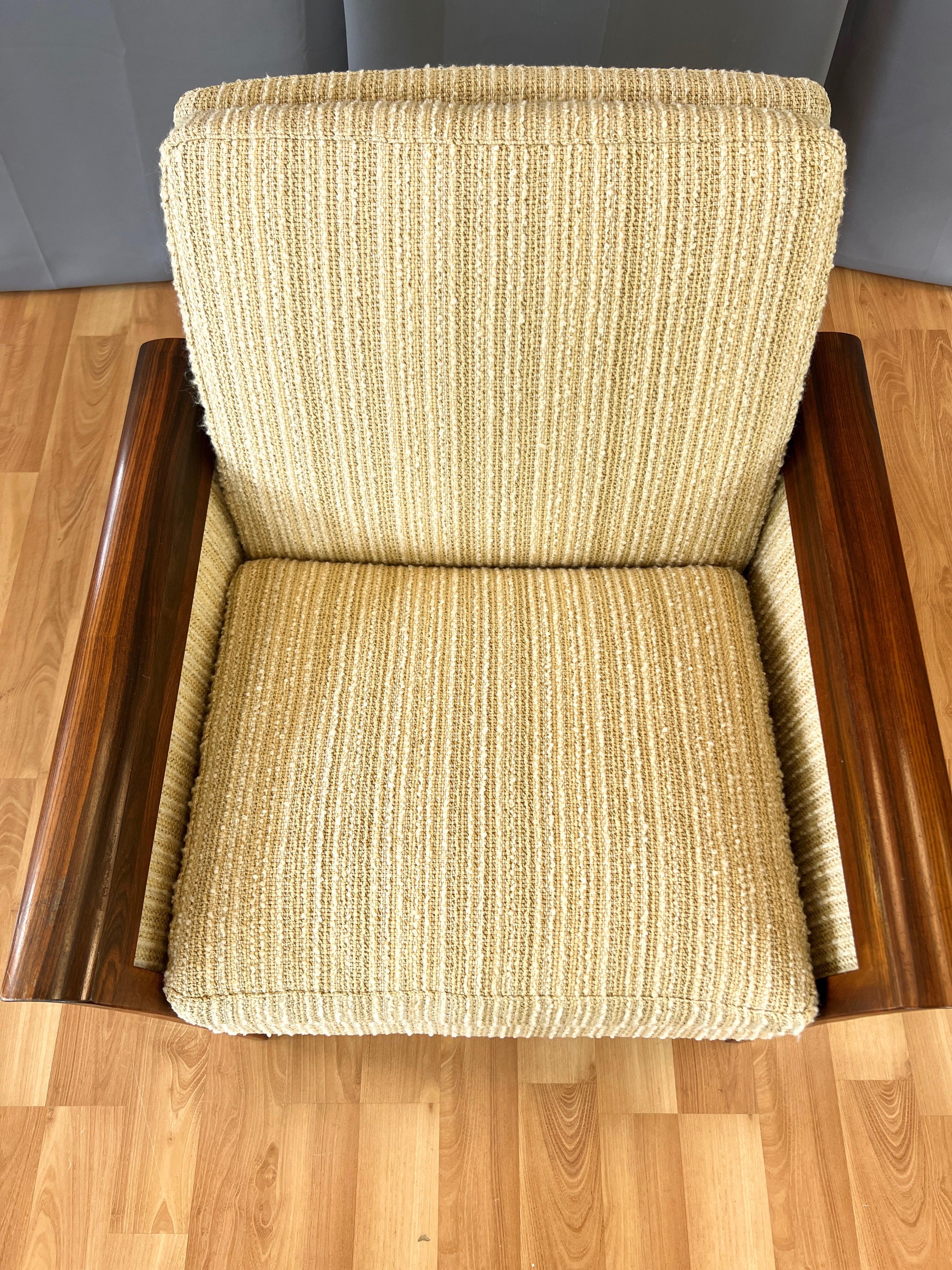 Knut Sæter for Vatne Møbler Rosewood and Upholstery Lounge Chair, 1976 For Sale 6