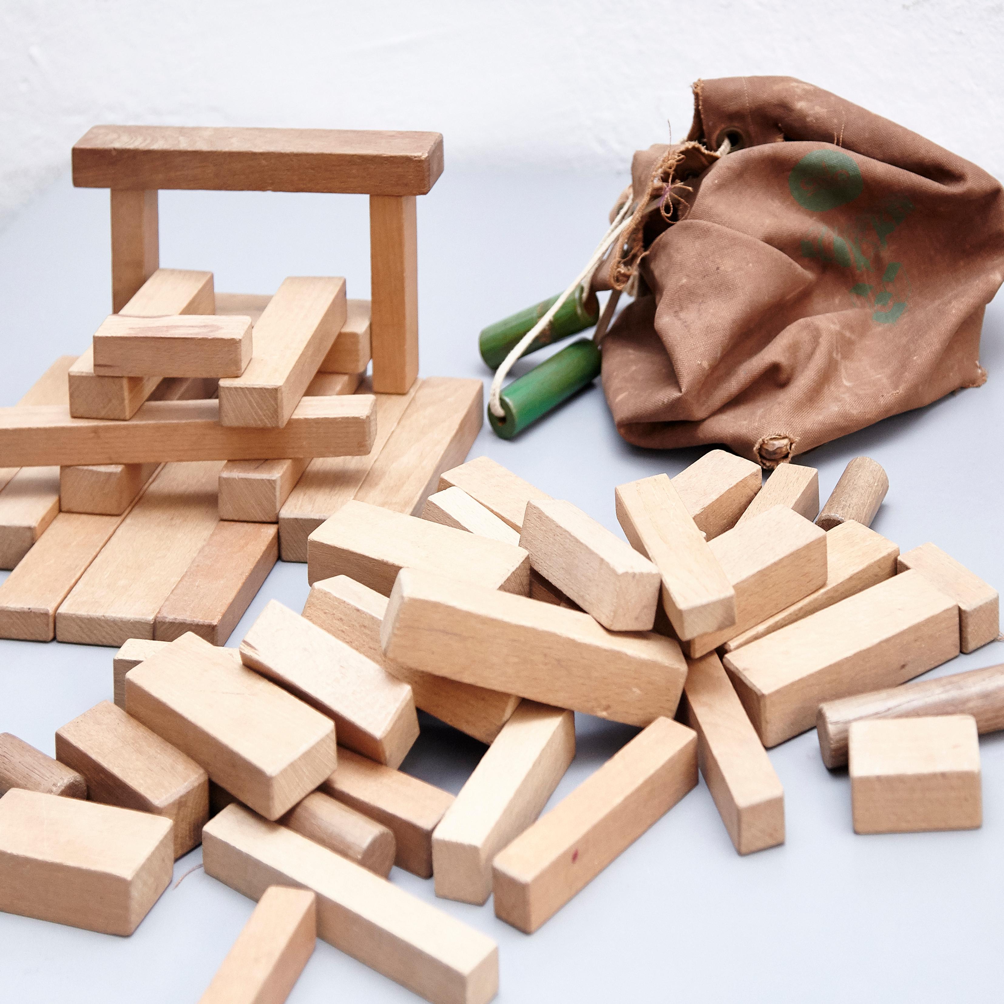 Ko Verzuu ADO Toys Blocks Bag In Good Condition In Barcelona, Barcelona