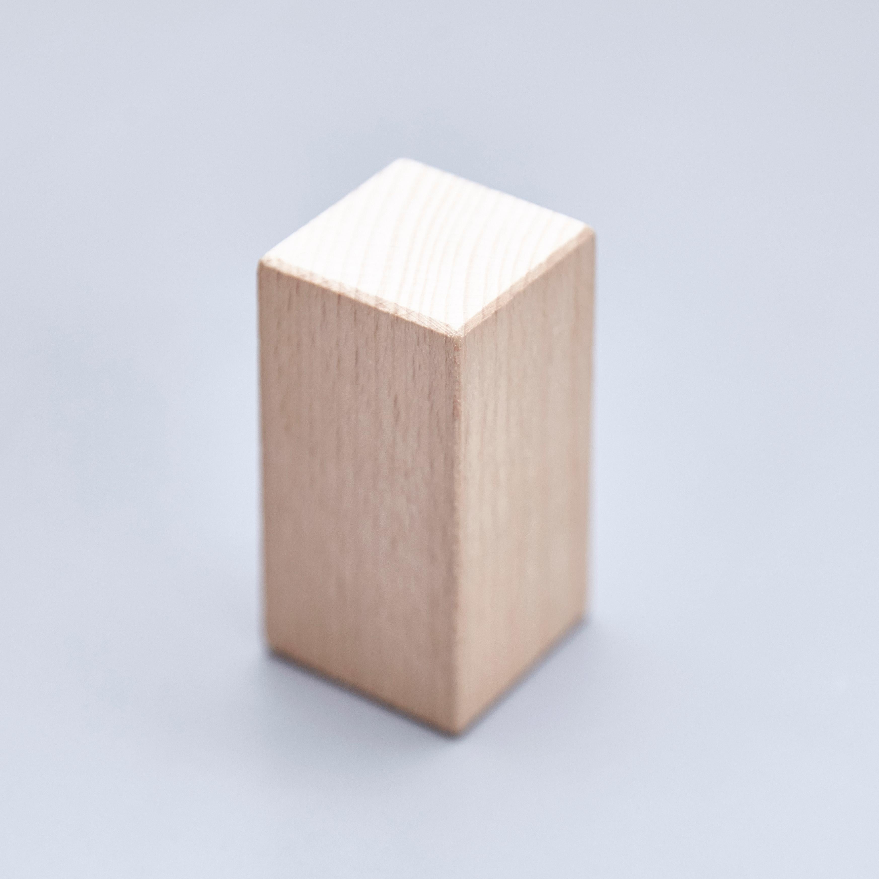 Ko Verzuu for Ado, Mid Century Modern, Wood Blocks Construction Netherlands Toy  2
