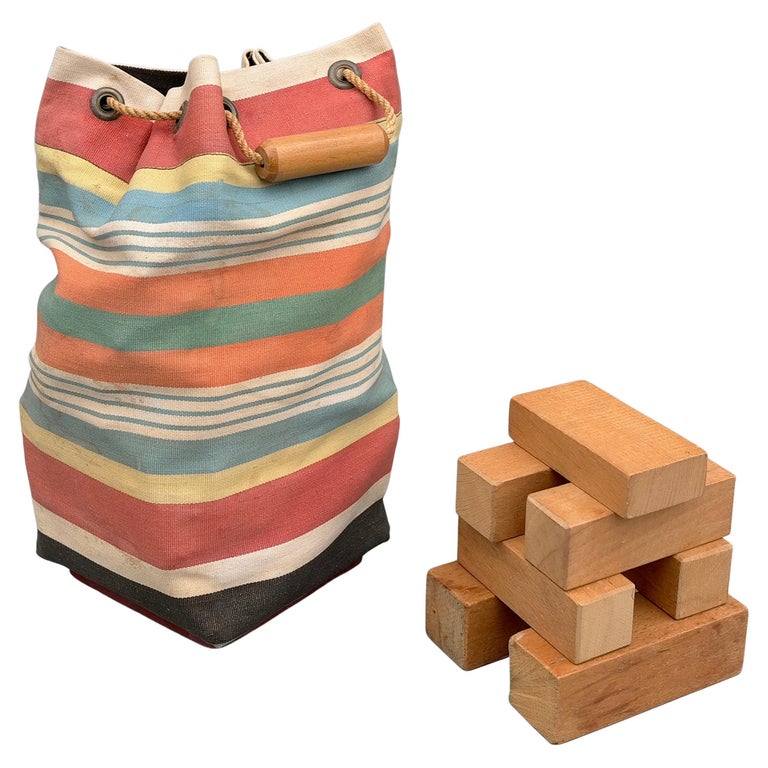 Ko Verzuu MidCentury Children Toy Blocks, De Stijl, the Netherlands