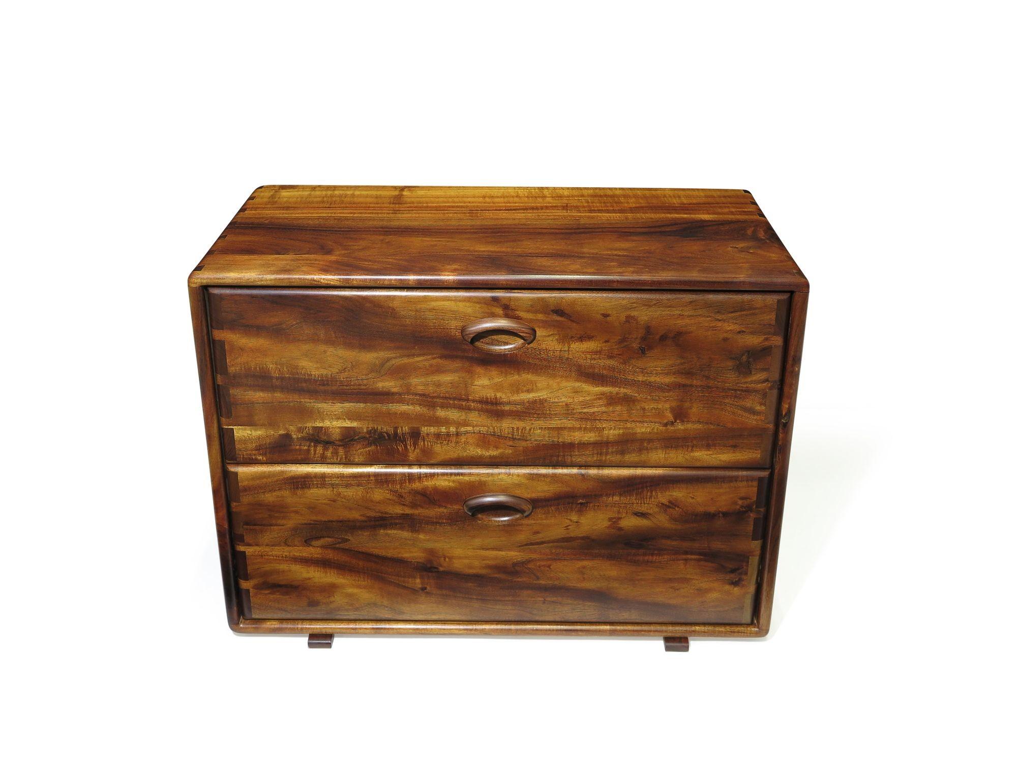 Koa California Studio Craft Filing Cabinet #1 For Sale 1