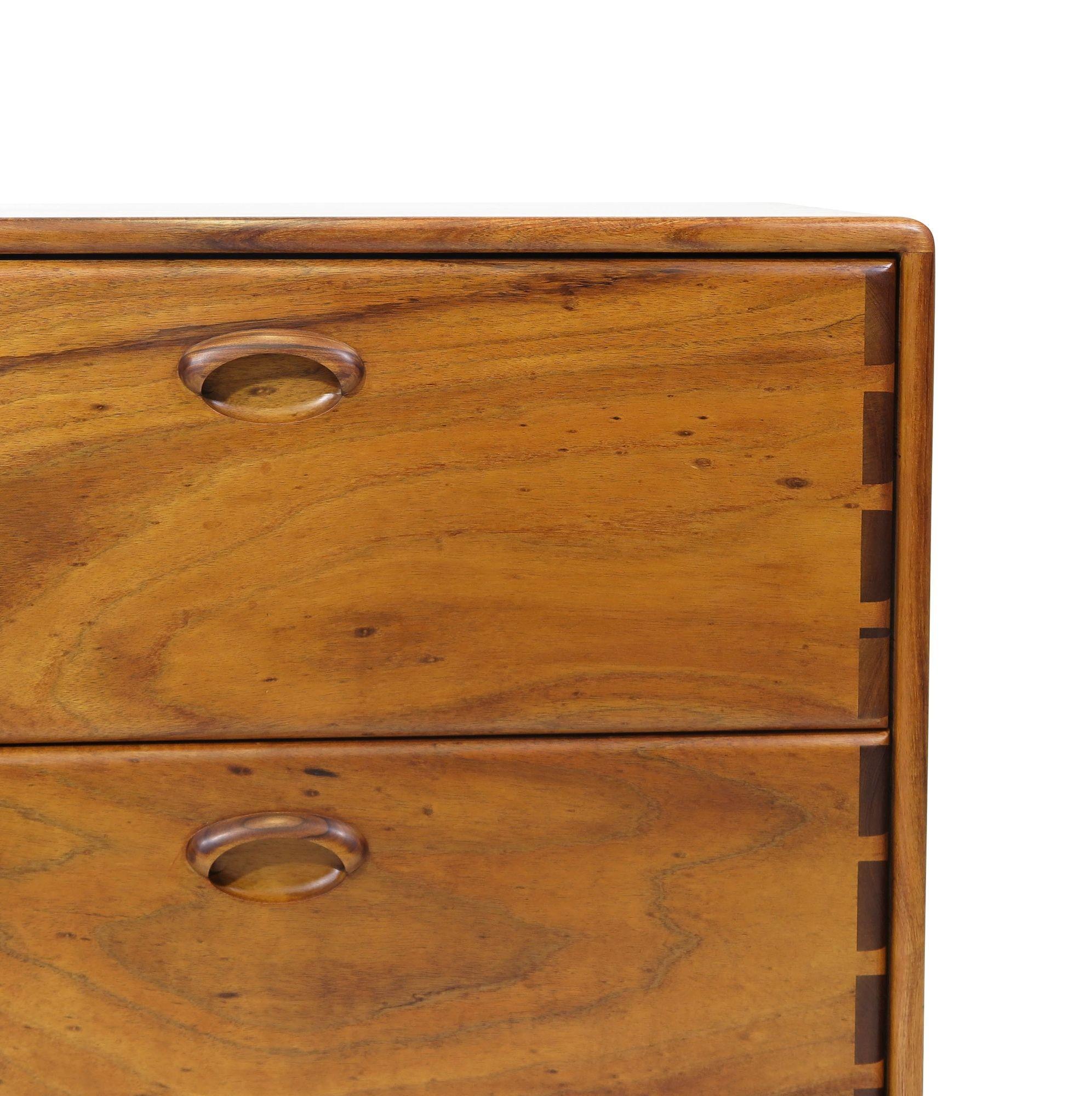 Mid-Century Modern Koa California Studio Craft Filing Cabinet #2 For Sale