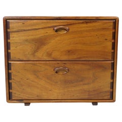 Vintage Koa California Studio Craft Filing Cabinet #2