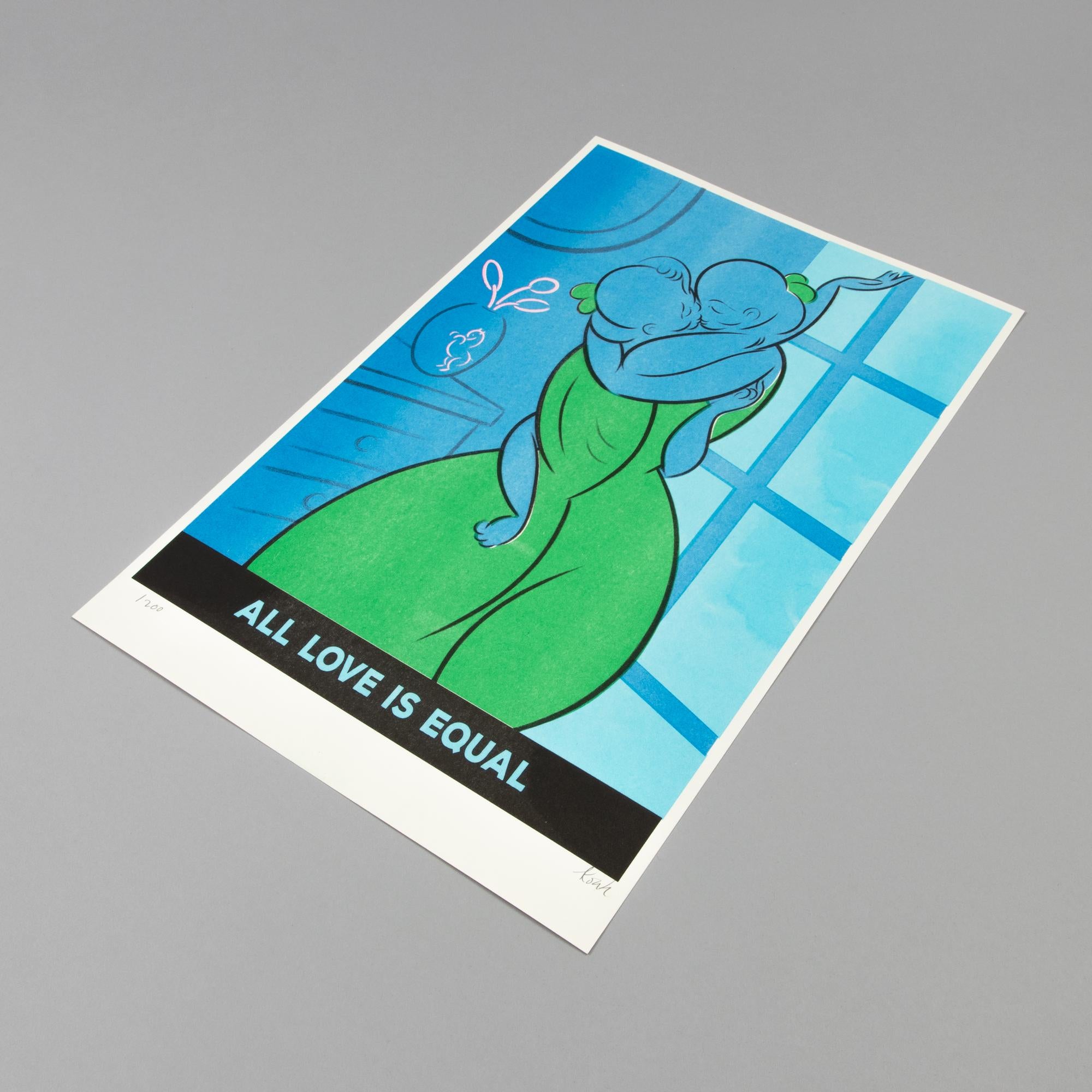 Koak, Todo amor es igual - Impresión firmada, 2019, Arte contemporáneo en venta 1