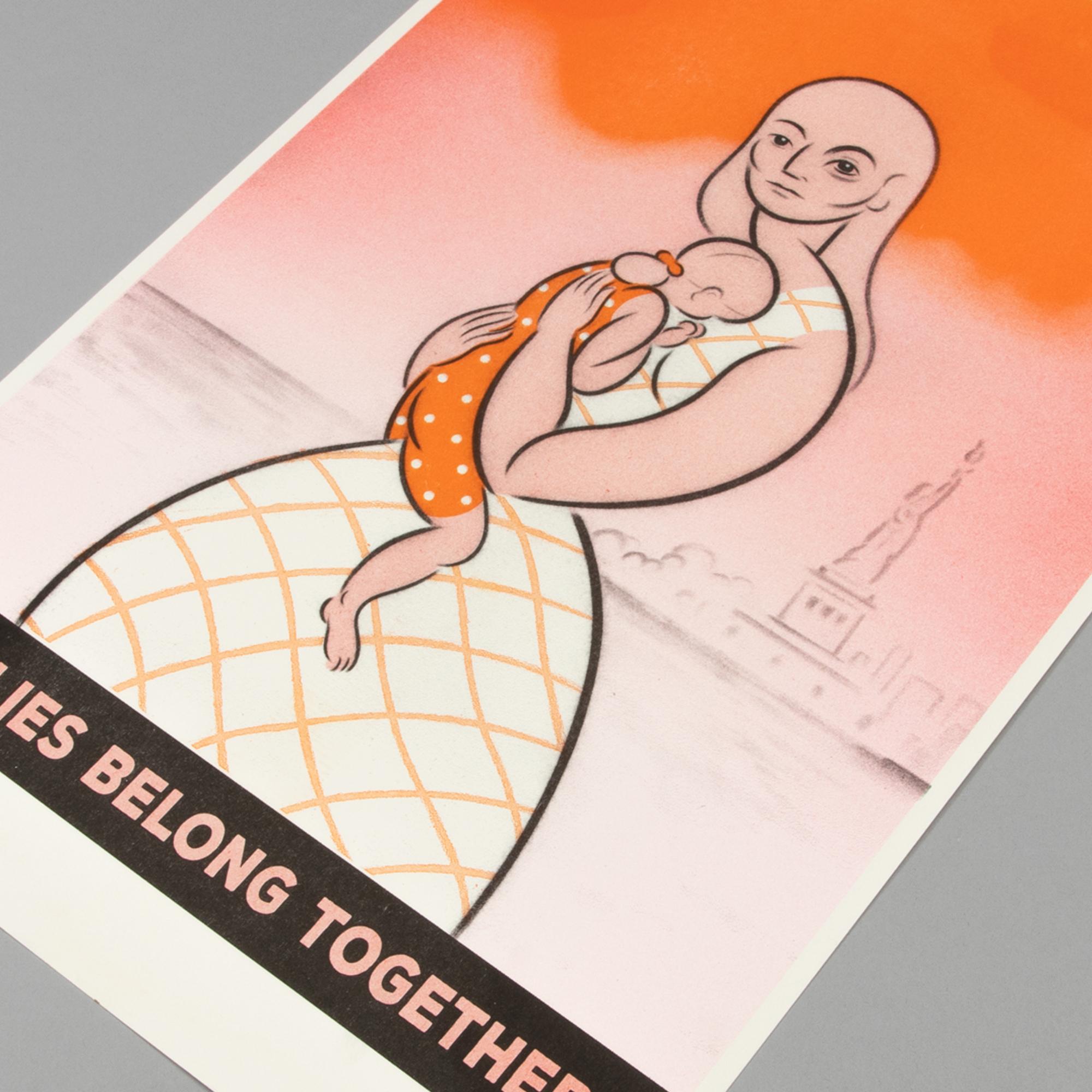Koak, Le famiglie appartengono insieme - Stampa firmata, 2019, Arte contemporanea in vendita 3