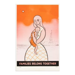 Koak, Le famiglie appartengono insieme - Stampa firmata, 2019, Arte contemporanea
