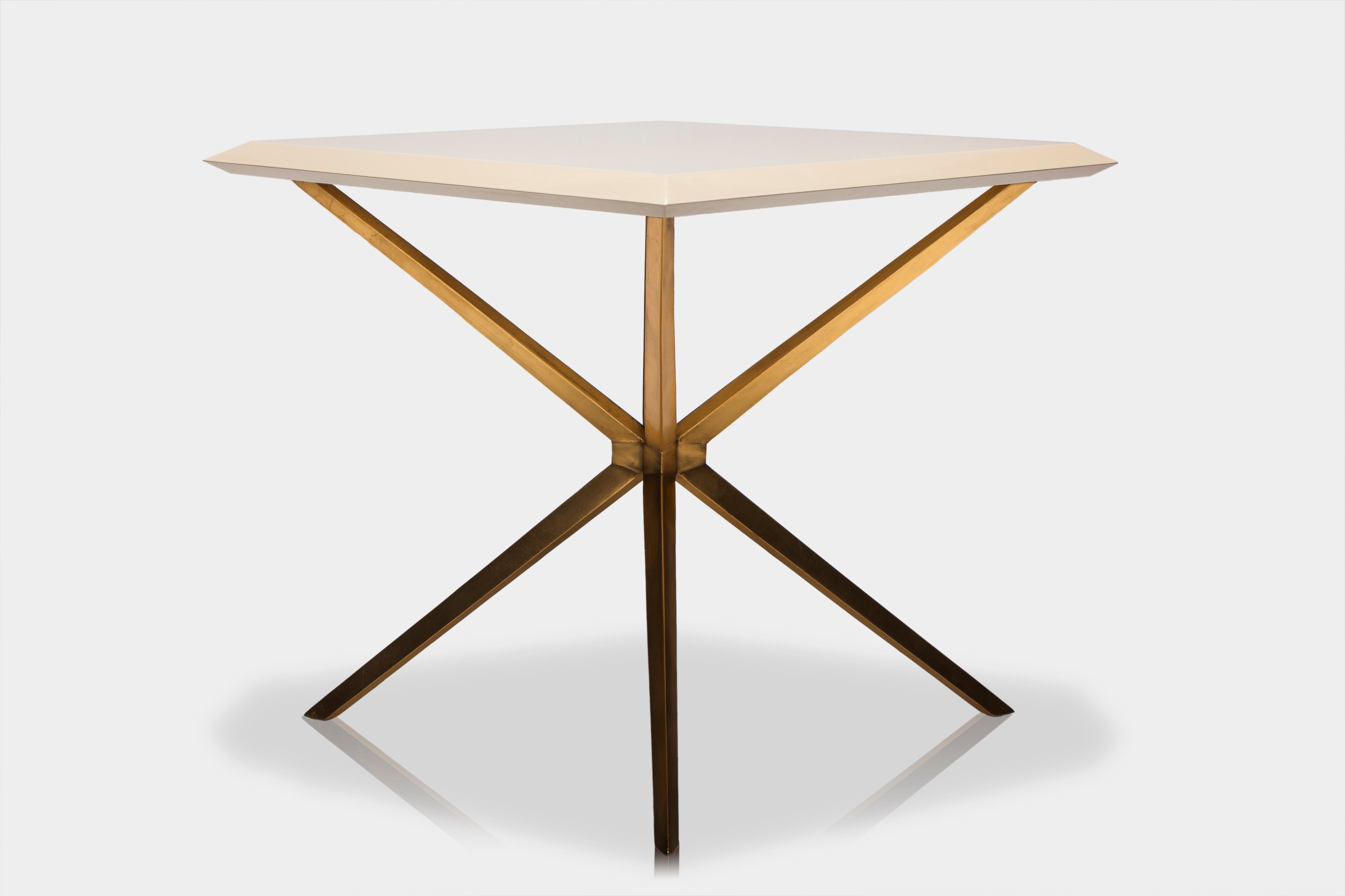 Modern Koax Iron Side Table by Jean Louis Deniot for Marc de Berny For Sale