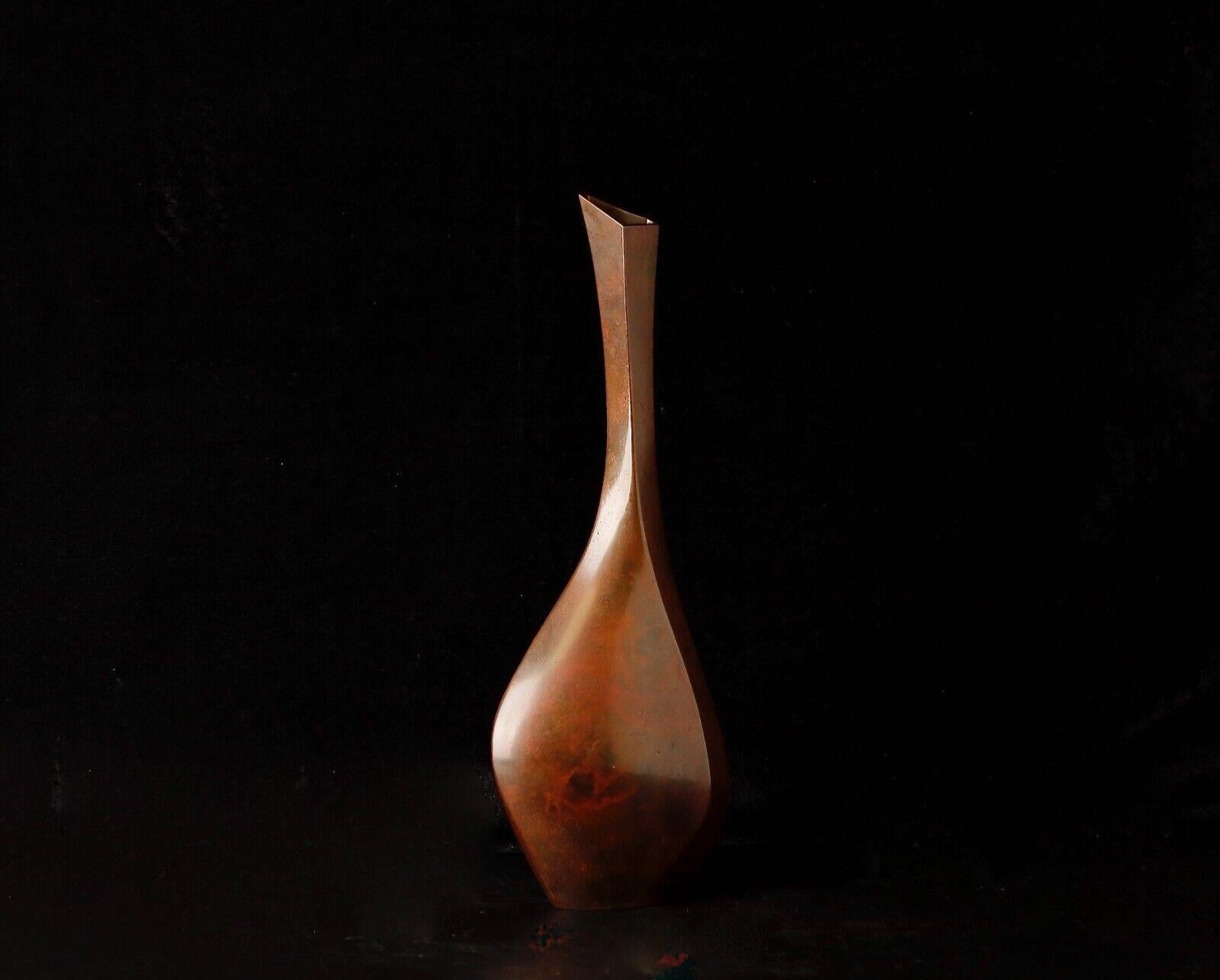 20th Century Kobayashi Masayoshi Monumental Bronze Vase