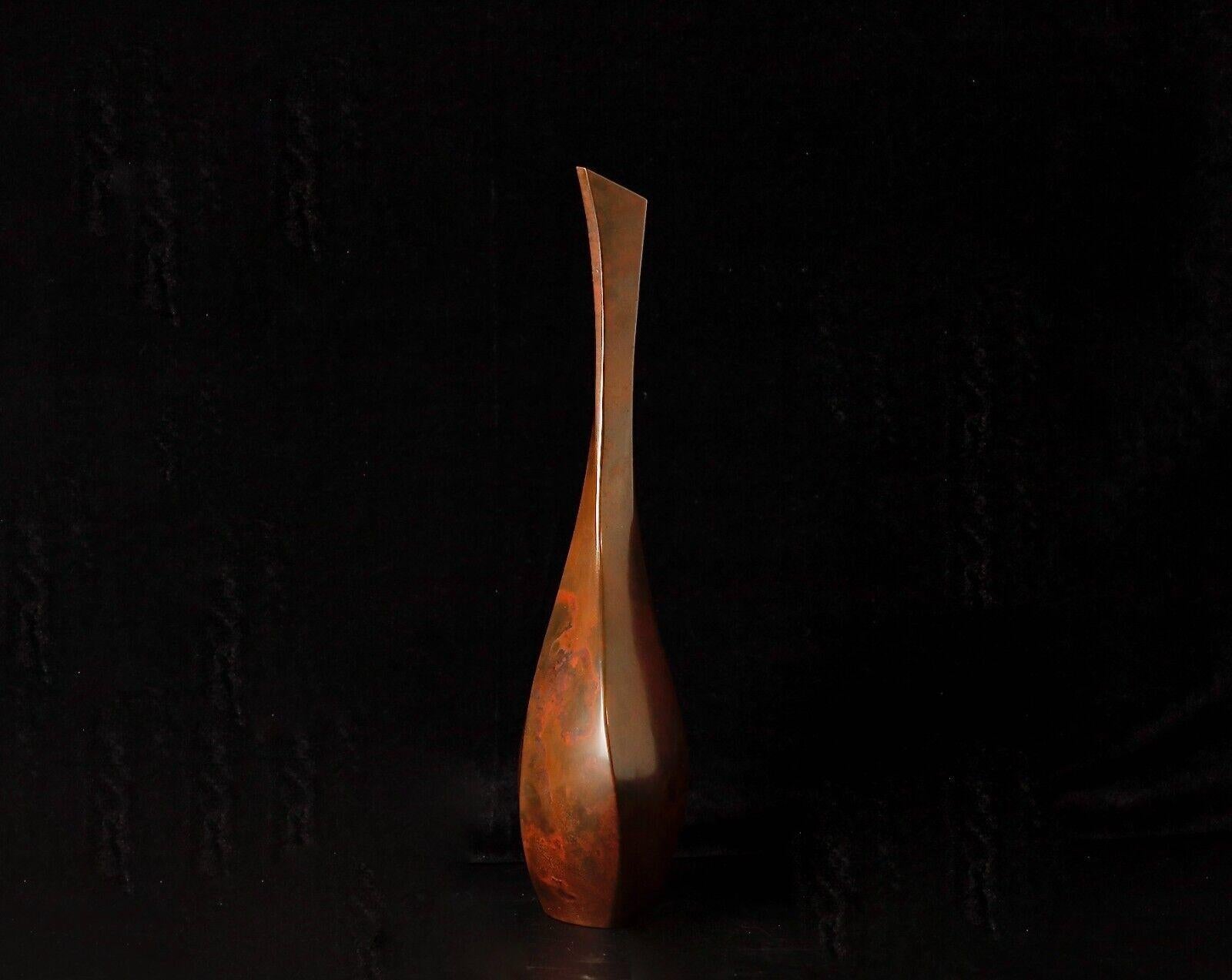 Kobayashi Masayoshi Monumental Bronze Vase 1