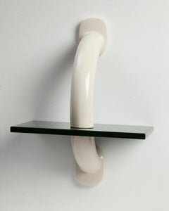 Kobe Dark Green Wall Light Ceramic and Laquered Wood
