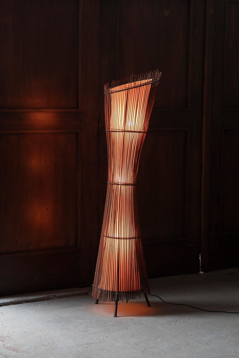 Kobe Floor Lamp, France, 1980s 10