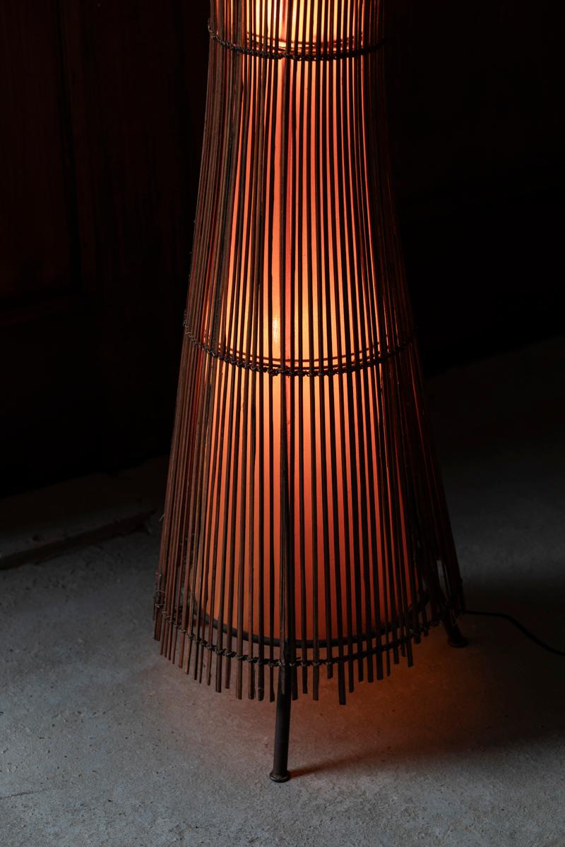 Kobe Floor Lamp, France, 1980s 12