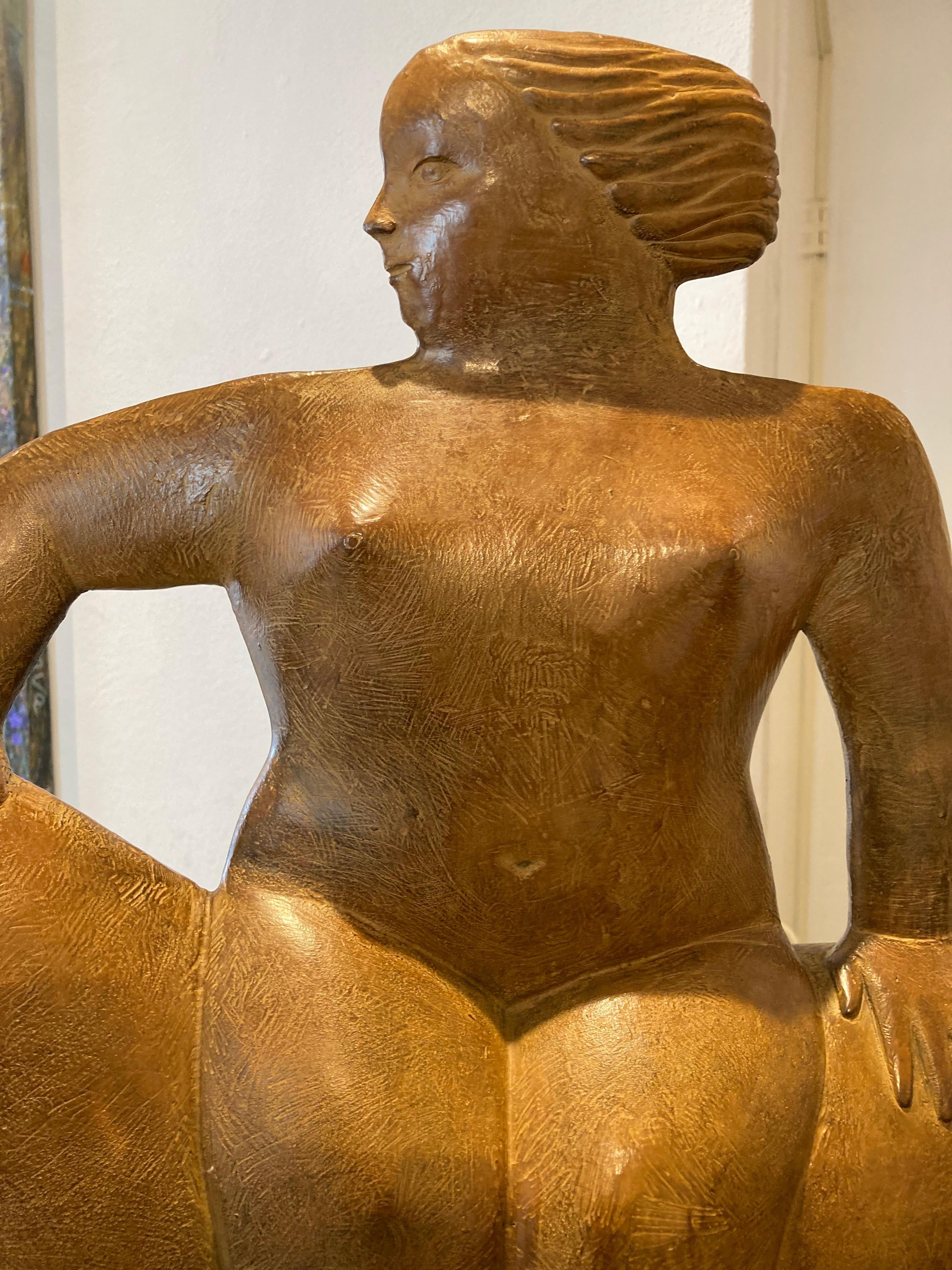 Europa Bronze Sculpture Mythology Girl Woman on Bull Zeus In Stock
KOBE, pseudonym of Jacques Saelens, was a Belgian artist (Kortrijk, Belgium 1950 – Saint-Julien (Var), France 2014).

He combined the broad with sophistication. Two themes dominated