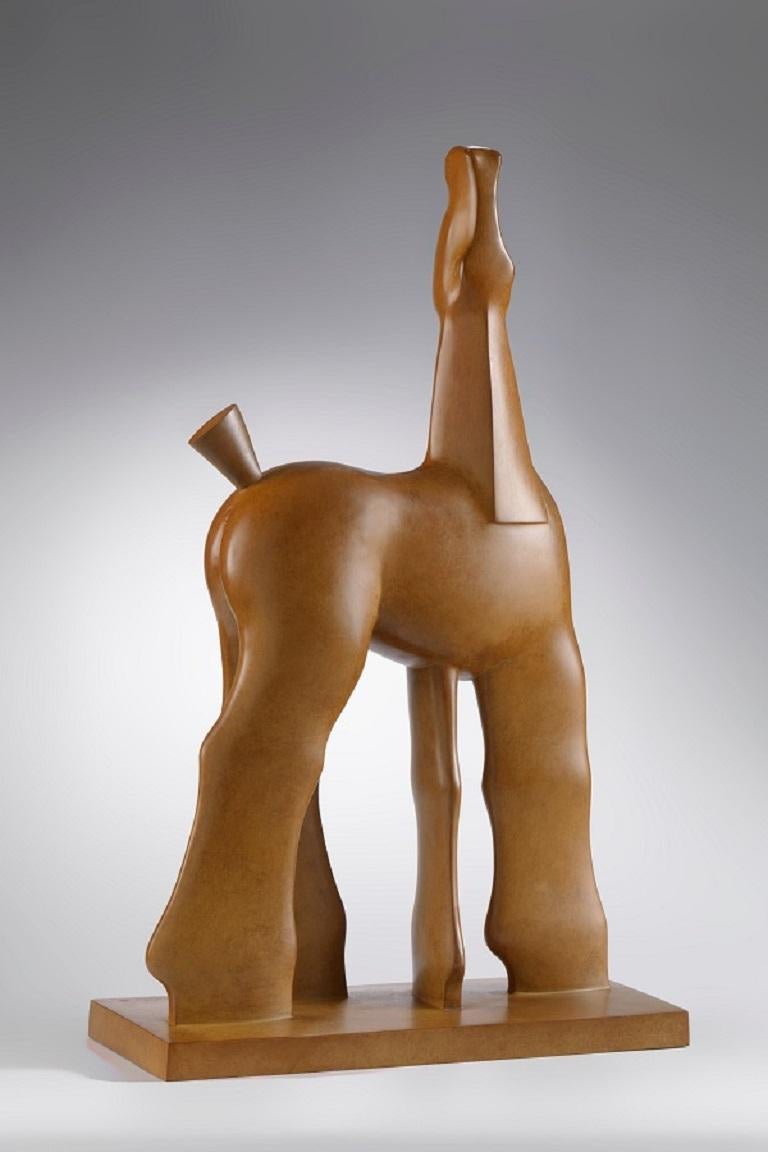 KOBE Figurative Sculpture – Forza Bronze-Skulptur Pferd Großes Tier Figurative Zeitgenössische Bronzeskulptur