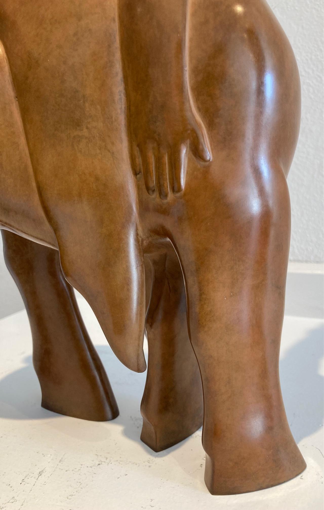 Kijk Look Jinete Caballo Escultura Figurativa Bronce Próximo a Botero En Stock en venta 2