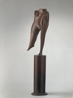 La Gamba Bronze Sculpture Torso Standing Female Figure Girl Woman