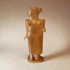 La Regiseusse Bronze Sculpture Female Figure Lady Woman Standing