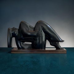Laura Bronze Sculpture Female Figure Lying Down Woman