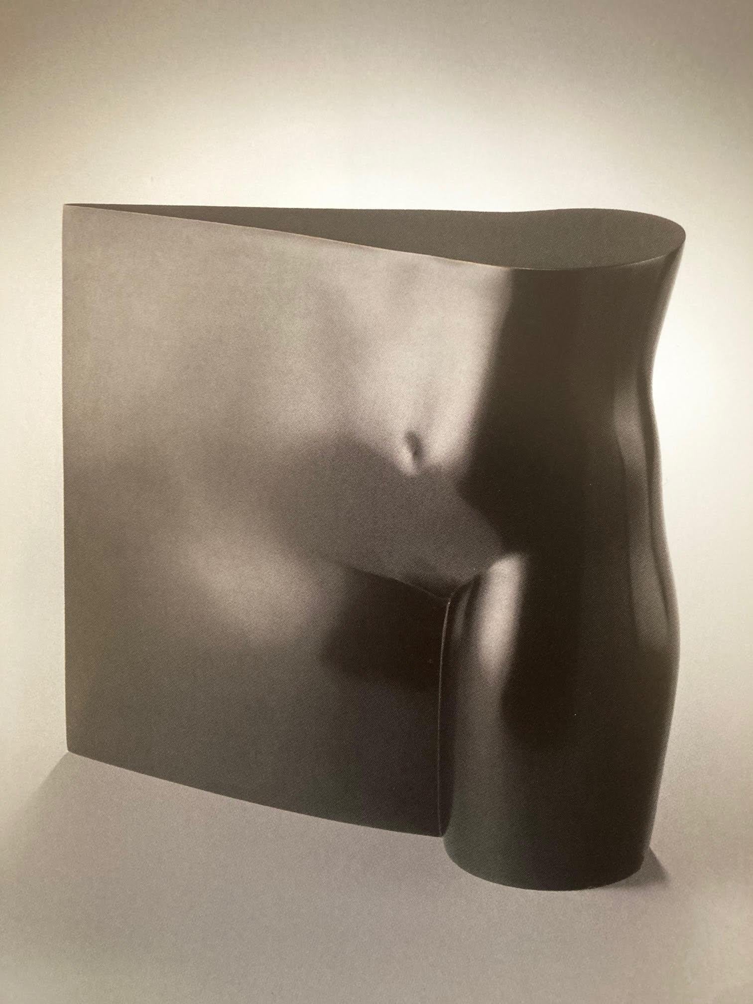 Figurative Sculpture de KOBE - Paradiso Escultura de Bronce Torso Figura Desnuda Vientre Femenino Pátina Negra