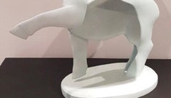 Pegasus II Horse Bronze Sculpture Greek Mythology Light Green Wings In Stock