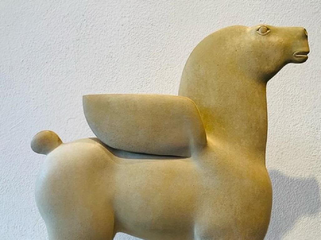 PEGASUS WING HORSE SCULPTURE Figurine Greek Myth Statue Contemporary Modern Art 
