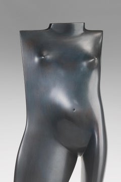 Sculpture en bronze - Torse Debout de Jeune Femme - En stock