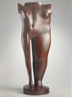 Torso in Piedi I Bronze Sculpture Big Standing Figure Torse