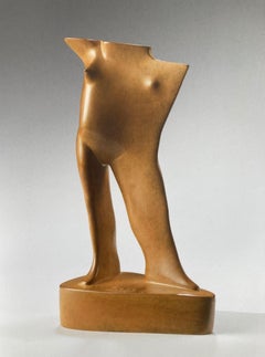 Trots Bronze Sculpture Pride Proud Torse Torso Female Figure Nude Standing