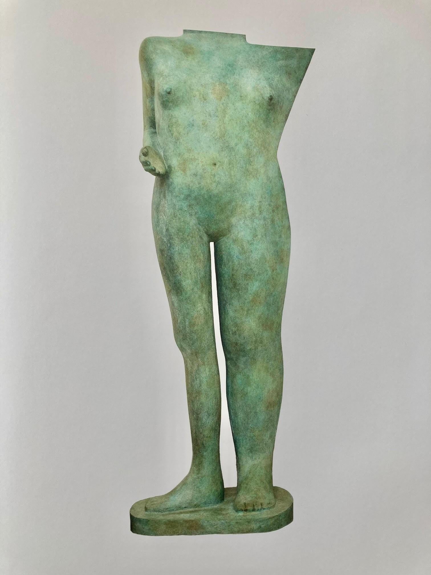 KOBE Figurative Sculpture - Venus Bronze Sculpture Standing Figure Female with Arm Hand Torso Torse Nude