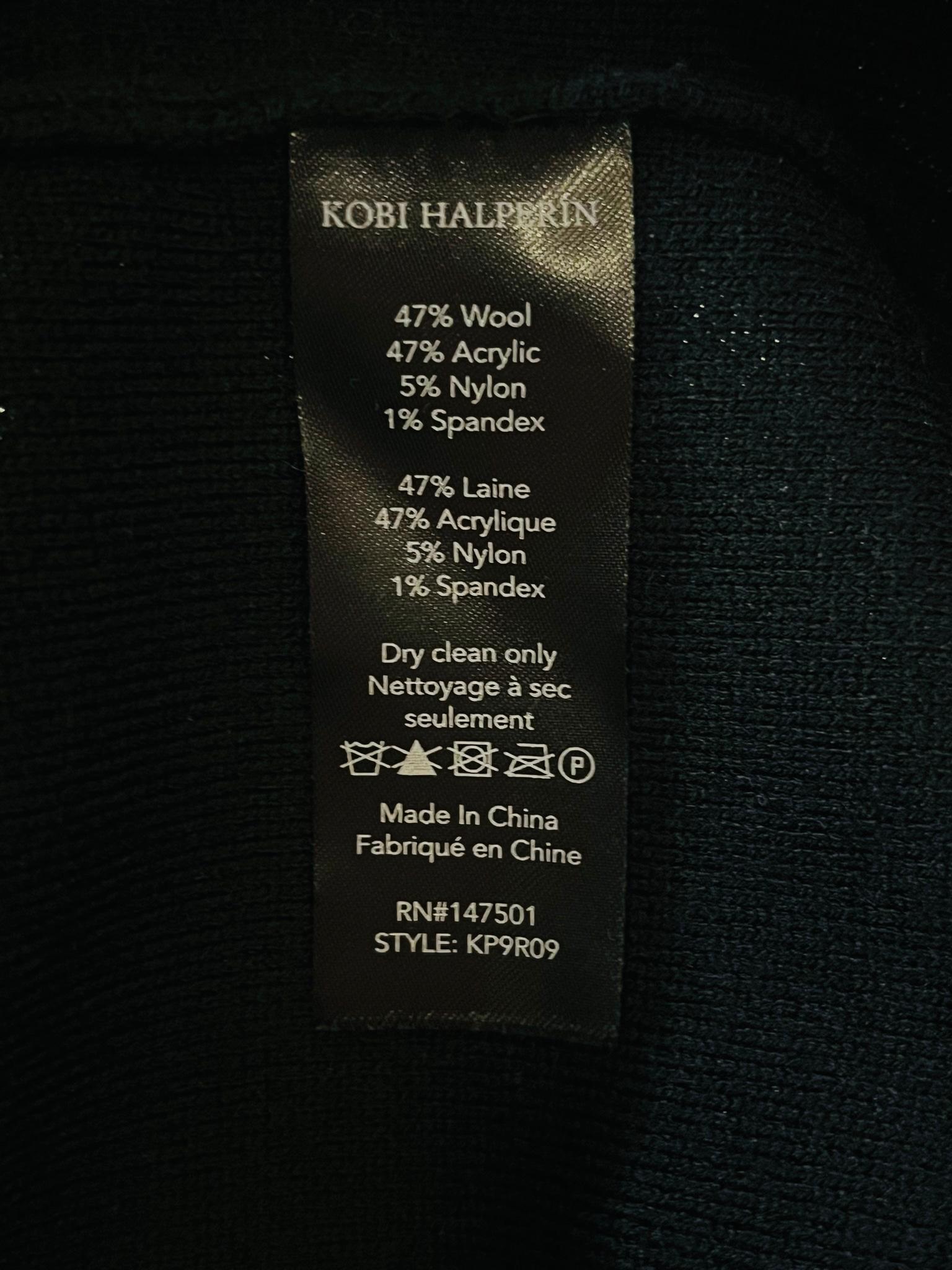 Kobi Halperin Wool Blend Belted Jumper For Sale 3
