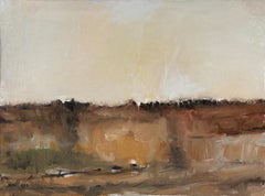 "Desert Plains" - Sereno paesaggio desertico contemporaneo nei toni del nero e della terra