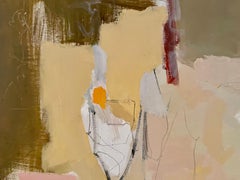 Armonía' Óleo abstracto impresionista contemporáneo sobre lienzo de Kobi Raz