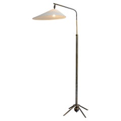 Kobis et Lorence, Floor Lamp with Adjustable Height, France, 1953