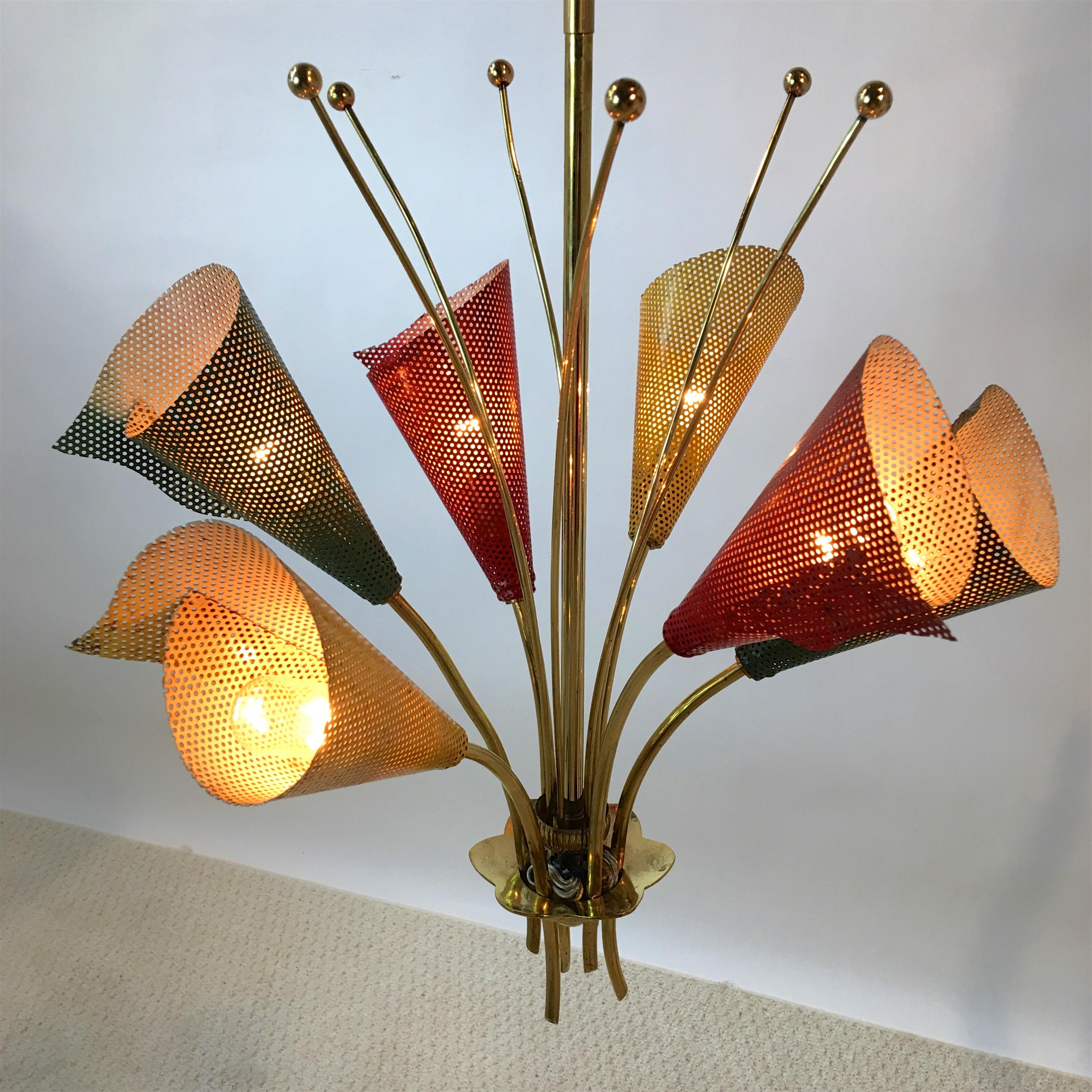 French Kobis & Lorence Chandelier For Sale