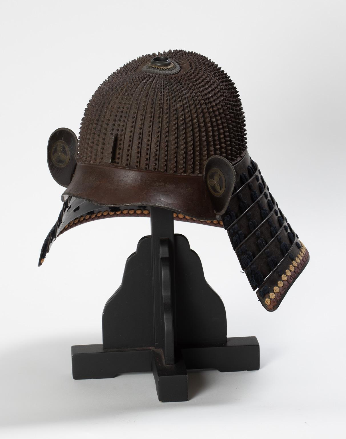 Iron Koboshi Kabuto 'Samurai Helmet' with Riveted Plates