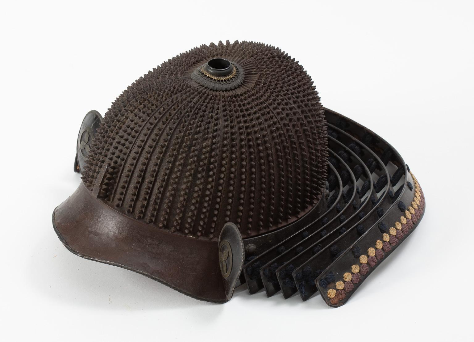 Japanese Koboshi Kabuto 'Samurai Helmet' with Riveted Plates